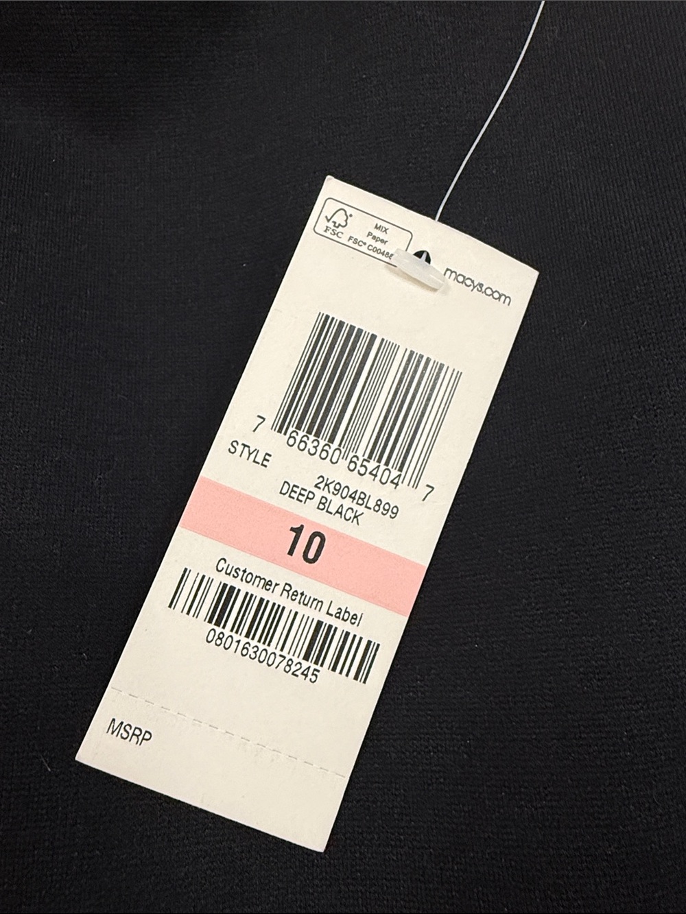 New with tags INC International Concepts Black Pencil Skirt - Picture 6 of 7
